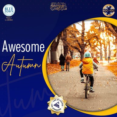 Enjoy the Colors of Awesome Autumn at Blue Town Phase 1 Lahore (LDA Approved)