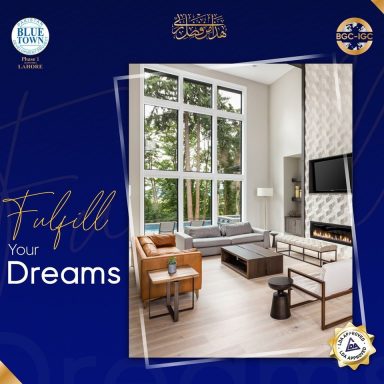 Fulfill Your Dreams at Blue Town Phase 1 Lahore (LDA Approved)