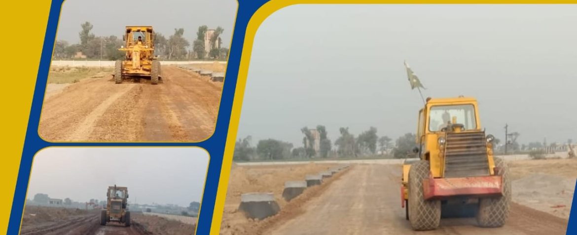 Alhamdulilah - Infrastructure Development Underway at Blue Town Phase 1 Lahore