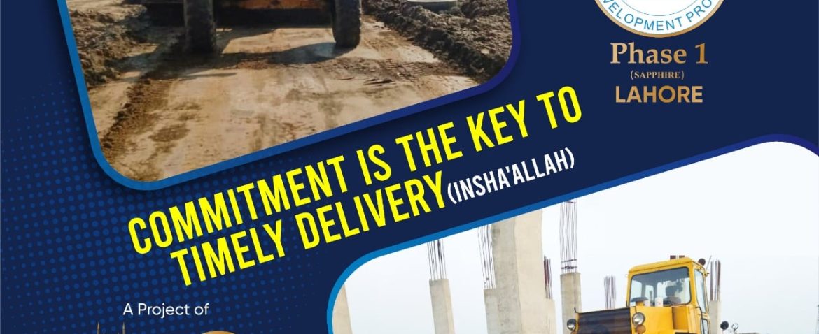 Commitment is the Key to Timely Delivery (INSHA'ALLAH)