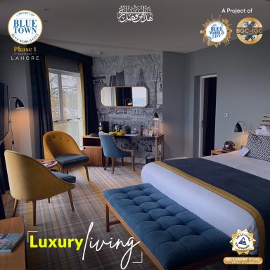 Experience the next level of luxury living at Blue Town Phase 1 Lahore (LDA Approved)