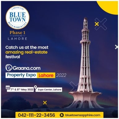 Blue Town Sapphire is pleased to announce its participation at Graana Property Expo